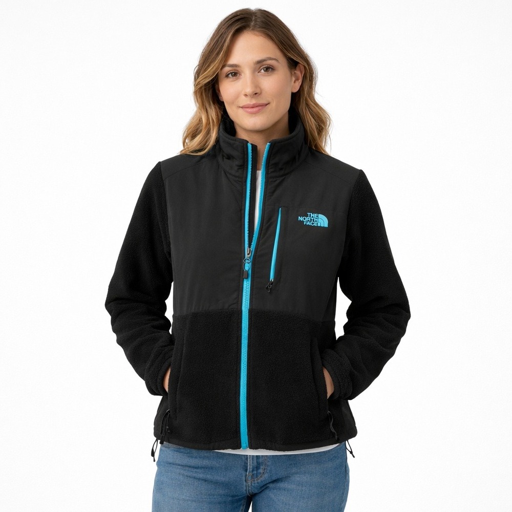 The North Face Denali Fleece Jacket Medium Black Blue Blue Polartec Gorpcore‎